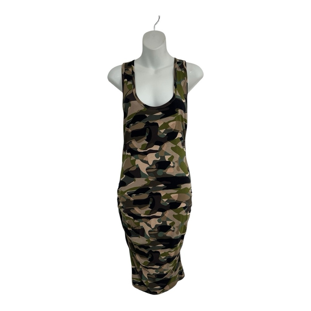 VENUS Camouflage Midi Dress in Size Large Body-com Rushing at Both Sides